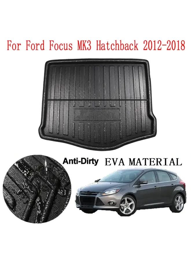 Ford Focus MK3 Hatchback Trunk Mat Cargo Liner 2012 2018 Car Accessories - Image 4
